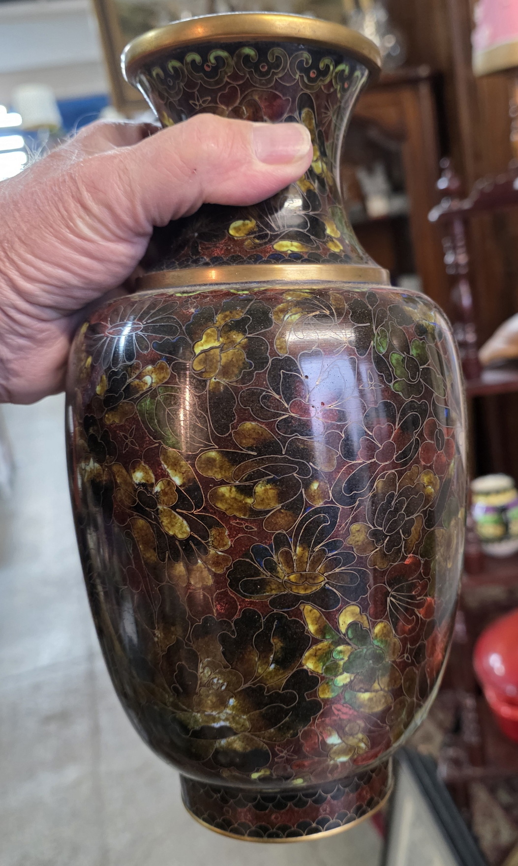 A Chinese Cloisonné Vase